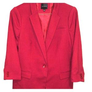 Hot pink, 3/4 sleeve blazer